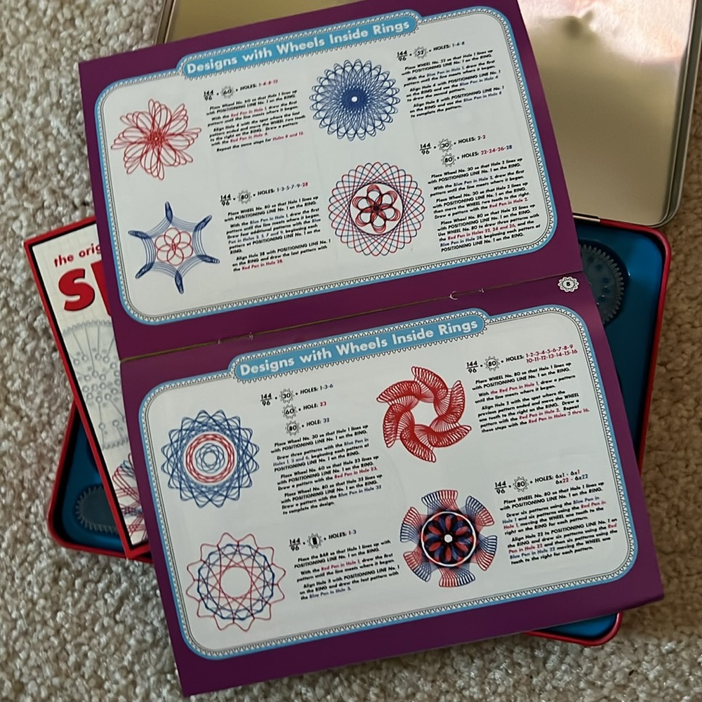 The Original Spirograph design set - used once - Picture 7 of 8